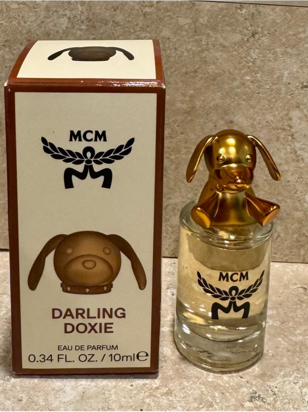 MCM Darling Doxie EDP mini collection with Gold Topper